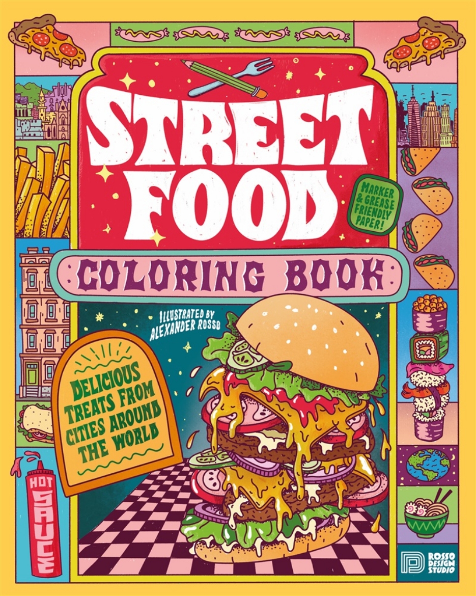 Picture of Street Food Coloring Book