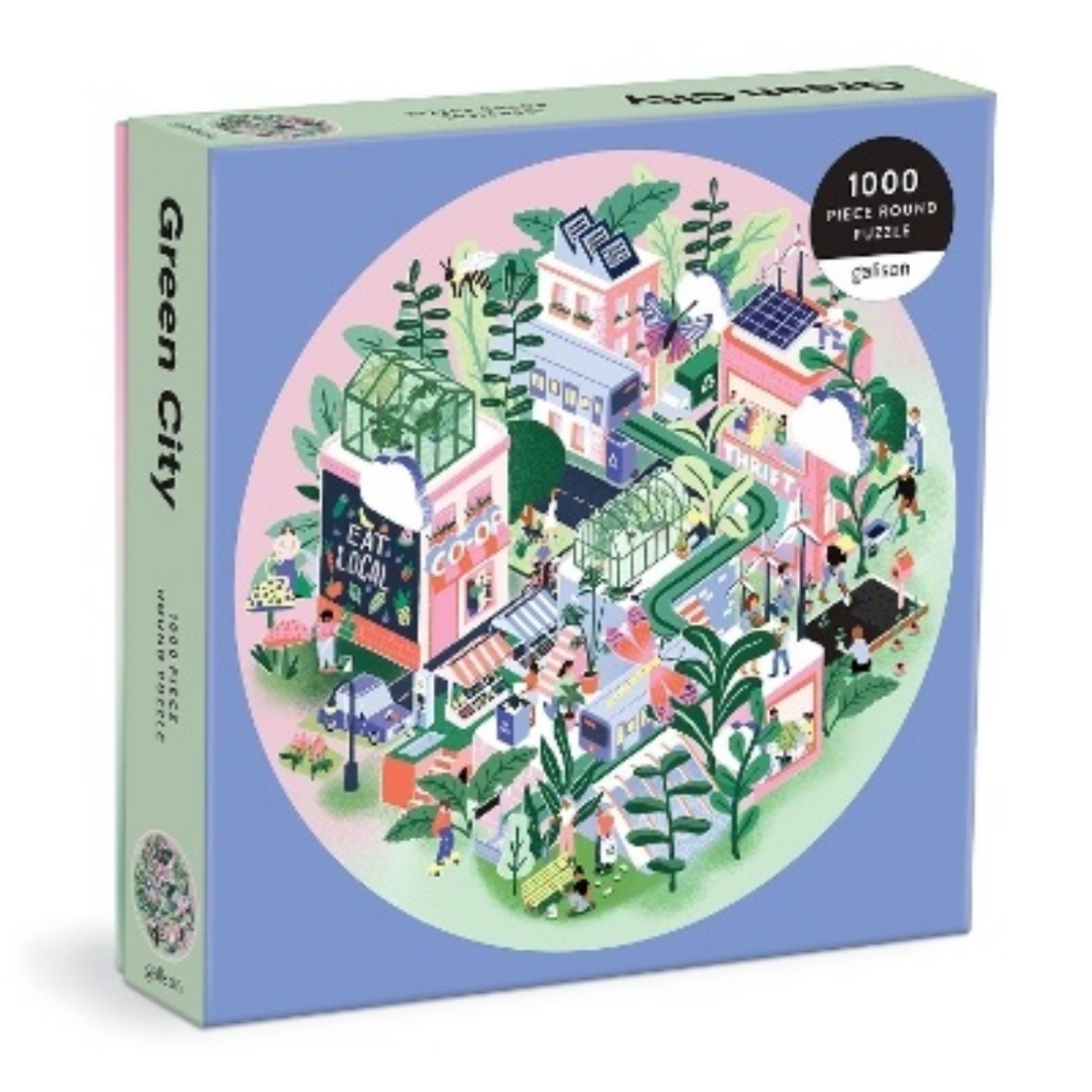 Picture of Green City 1000 Piece Round Puzzle
