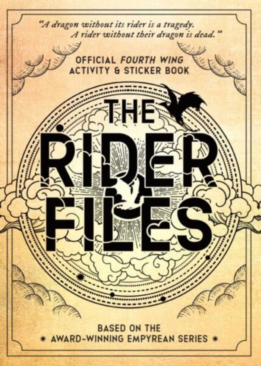 Picture of The Rider Files: Official Fourth Wing Activity & Sticker Book - Based on the Award-Winning Empyrean series