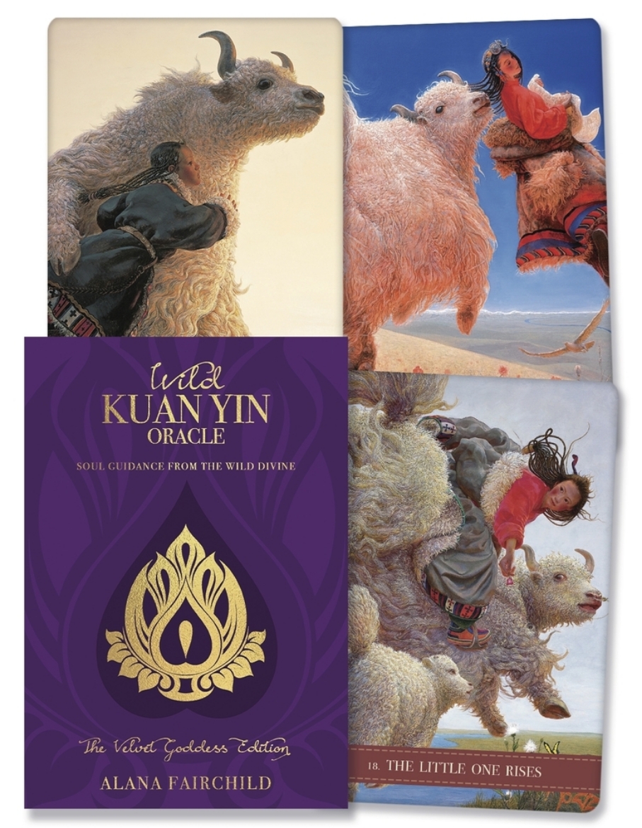 Picture of Wild Kuan Yin Oracle: The Velvet Goddess Edition: Soul Guidance from the Wild Divine