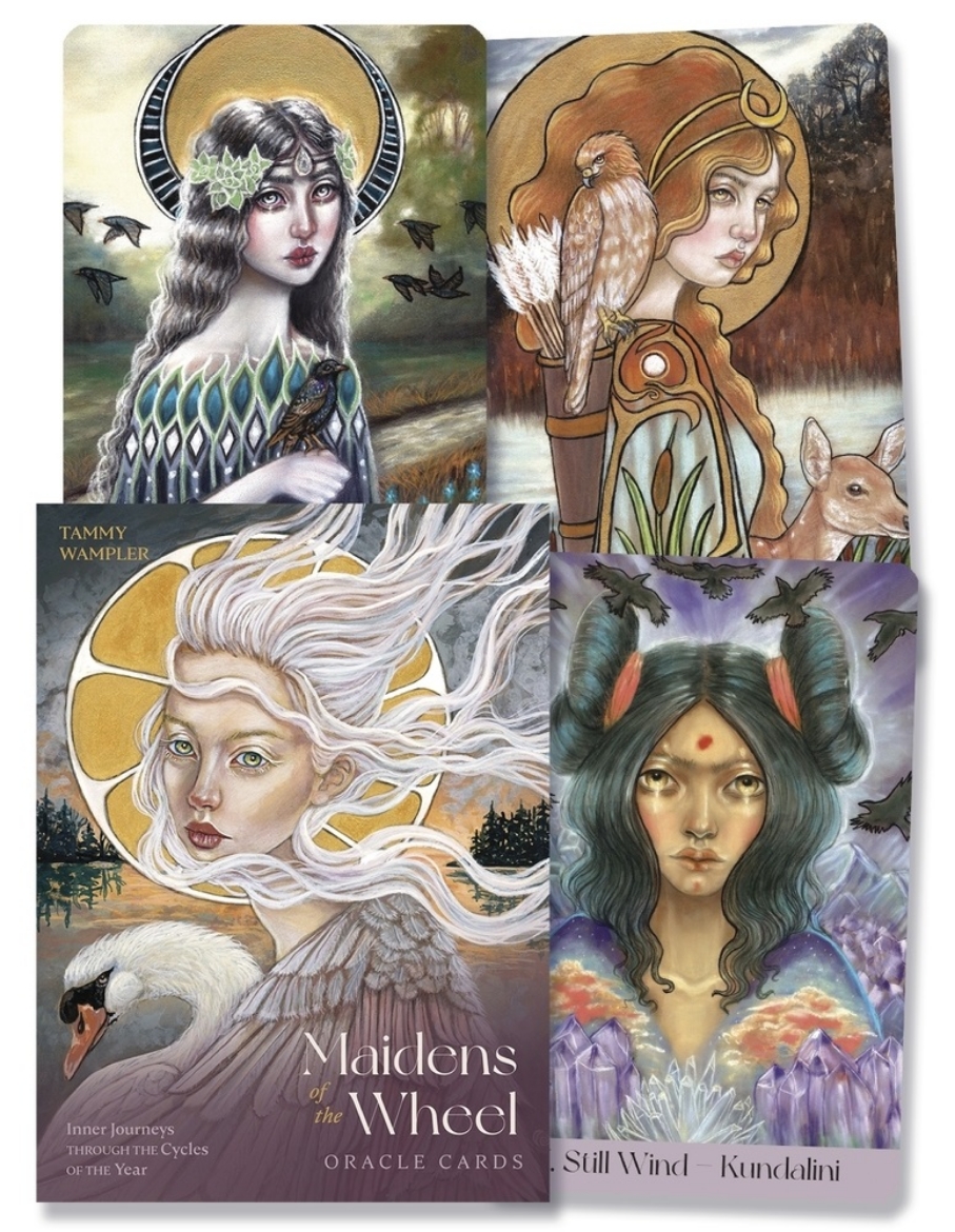 Picture of Maidens of the Wheel Oracle Cards: Inner Journeys through the Cycles of the Year